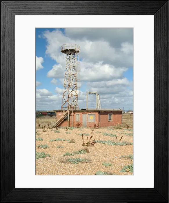Framed Print : Lookout tower - Dungeness - Kent Framed Print : Lookout tower - Dungeness - Kent