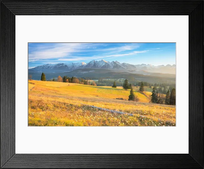 Framed Print : Landscape view of High Tatras, near Zakopane, Poland Framed Print : Landscape view of High Tatras, near Zakopane, Poland