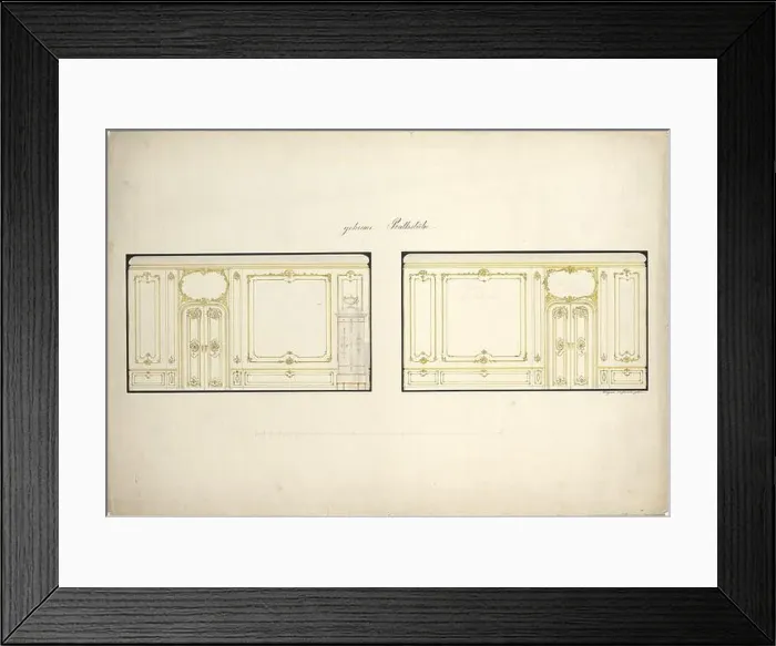 Framed Print : Anonym (Architekt in) Vienna I Framed Print : Anonym (Architekt in) Vienna I
