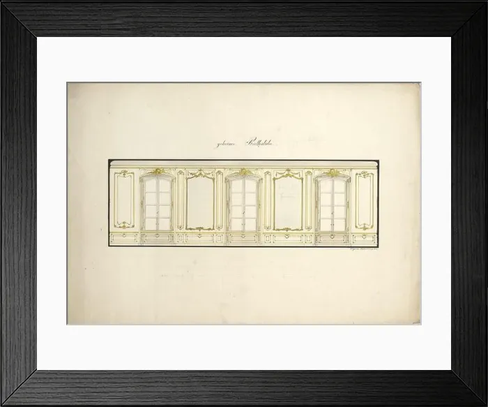 Framed Print : Anonym (Architekt in) Vienna I Framed Print : Anonym (Architekt in) Vienna I