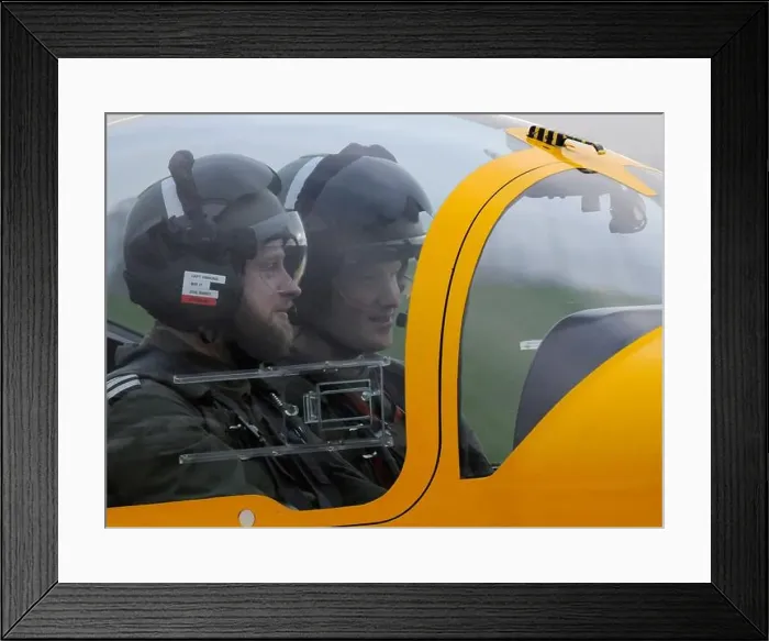 Framed Print : Prince Harry on his flying lesson in a Slingsby Firefly aircraft at Middle Wallop Army Flying Headquarters in Hampshire Framed Print : Prince Harry on his flying lesson in a Slingsby Firefly aircraft at Middle Wallop Army Flying Headquarters in Hampshire