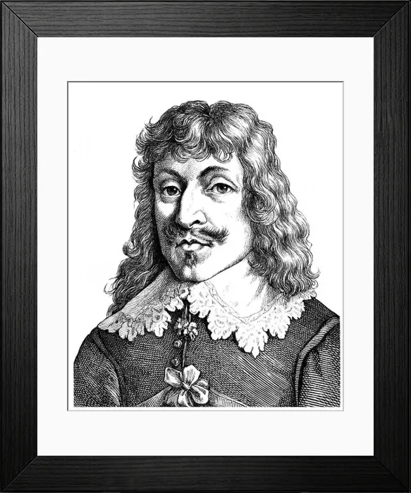 Framed Print : Paul Fleming, 1609 - 1640, a German physician and writer, poet of the German Baroque Framed Print : Paul Fleming, 1609 - 1640, a German physician and writer, poet of the German Baroque