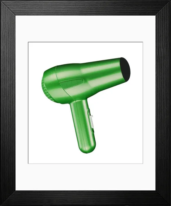 Framed Print : Fan isolated on white background Framed Print : Fan isolated on white background