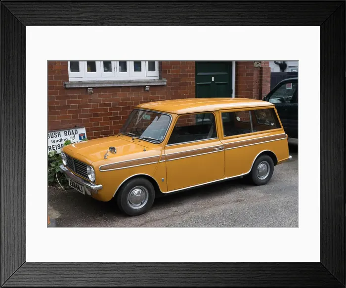 Framed Print : Leyland Austin Mini Clubman Estate car Framed Print : Leyland Austin Mini Clubman Estate car
