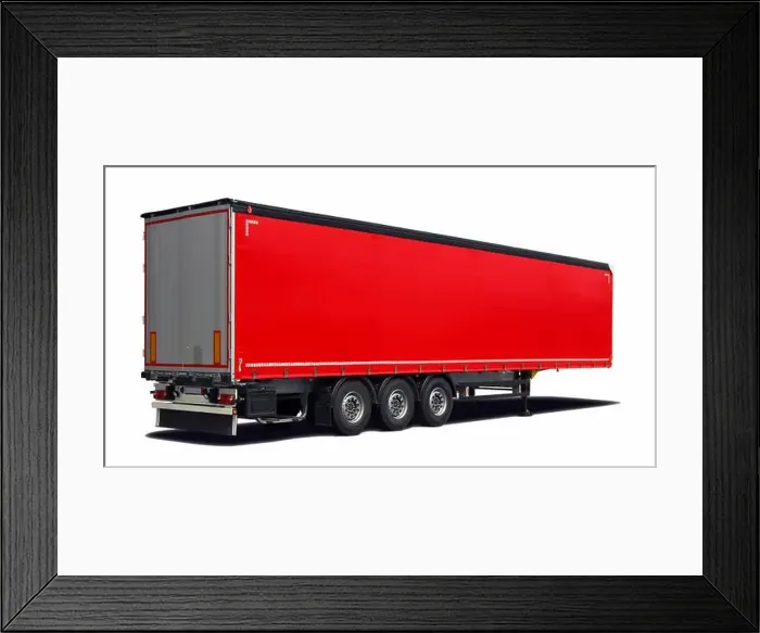 Framed Print : Truck semi trailer Framed Print : Truck semi trailer