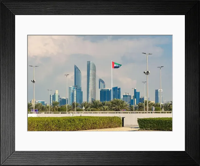 Framed Print : Abu Dhabi, UAE - January 3 Framed Print : Abu Dhabi, UAE - January 3