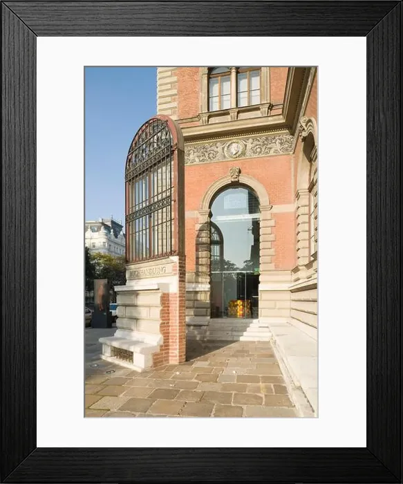 Framed Print : Wien, Museum für Angewandte Kunst, MAK, Heinrich Ferstel 1871, Eingangslösung von SITE Architects Framed Print : Wien, Museum für Angewandte Kunst, MAK, Heinrich Ferstel 1871, Eingangslösung von SITE Architects