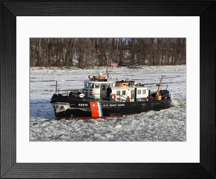 Framed Print : Coast Guard Cutter Hawser, a 65-foot Small Harbor Tug Framed Print : Coast Guard Cutter Hawser, a 65-foot Small Harbor Tug