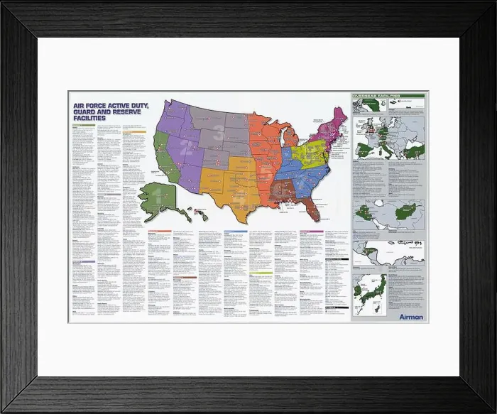 Framed Print : Air Force Active Duty, Guard and Reserve Facilities Airman Magazine Posters Framed Print : Air Force Active Duty, Guard and Reserve Facilities Airman Magazine Posters