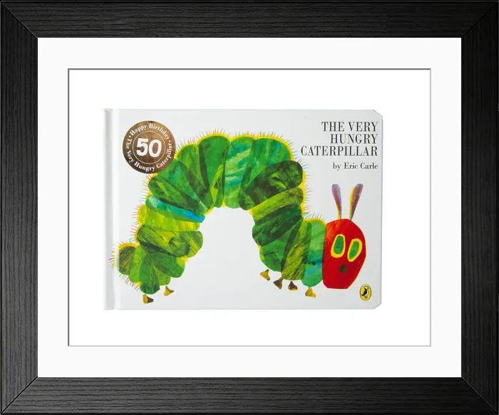 Framed Print : The Very Hungry Caterpillar children's book by Eric Carle, Greater London, England, United Kingdom Framed Print : The Very Hungry Caterpillar children's book by Eric Carle, Greater London, England, United Kingdom