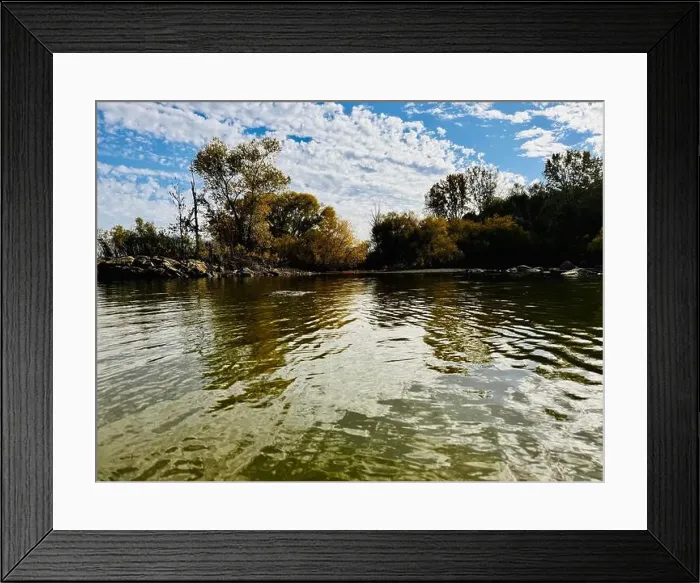 Framed Print : Reservoir Choiniere, Yamaska, Quebec, Canada - view of the shores in Autumn. Fall landscape Framed Print : Reservoir Choiniere, Yamaska, Quebec, Canada - view of the shores in Autumn. Fall landscape
