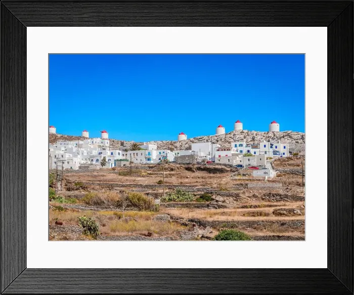 Framed Print : The skyline of Chora in Amorgos Framed Print : The skyline of Chora in Amorgos