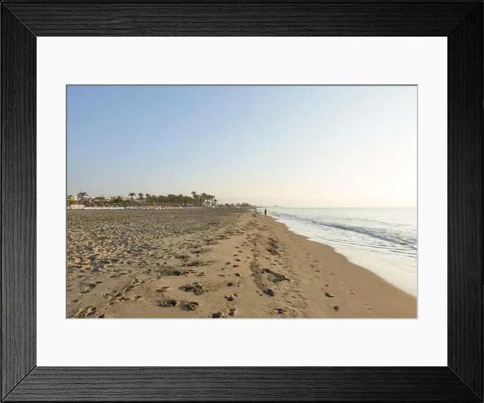 Framed Print : Seashore of Los Alamos beach in Torremolinos Framed Print : Seashore of Los Alamos beach in Torremolinos