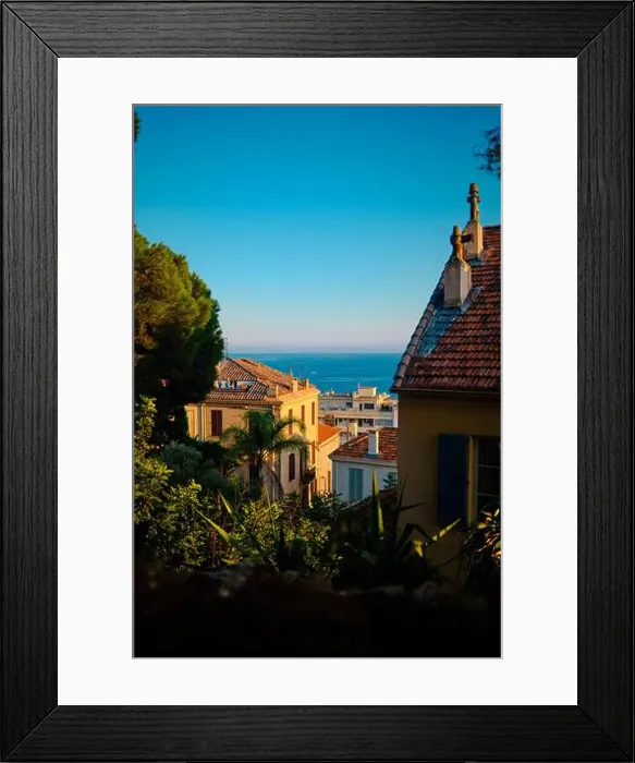 Framed Print : View of the mediterranean sea Framed Print : View of the mediterranean sea
