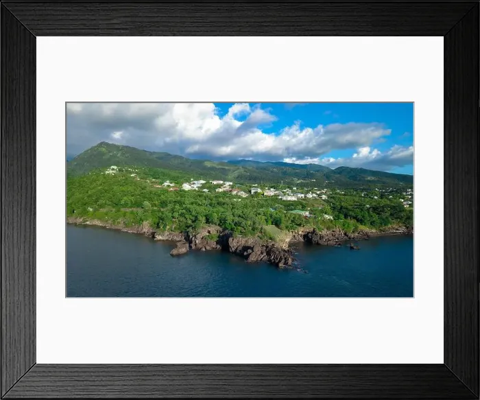 Framed Print : Wild and Beautiful Coastline of the Relaxing Guadeloupe Island, Caribbean islands Framed Print : Wild and Beautiful Coastline of the Relaxing Guadeloupe Island, Caribbean islands