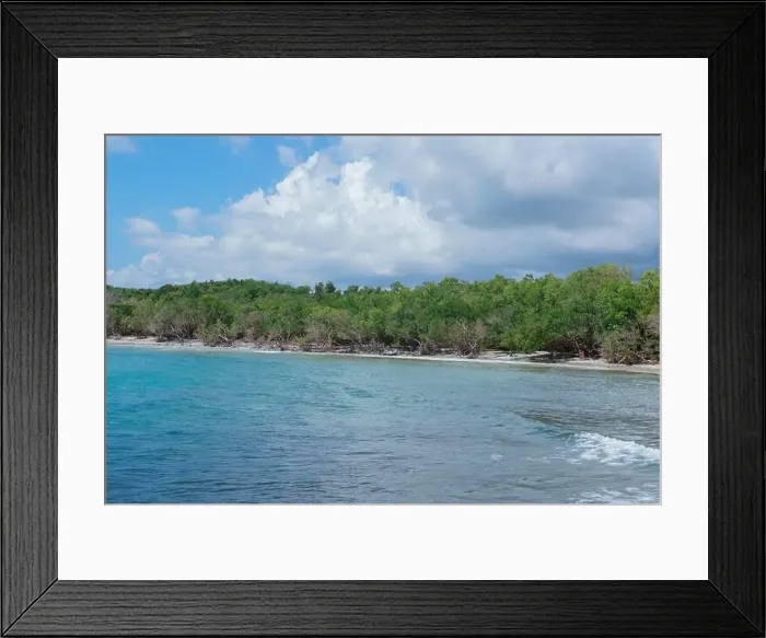 Framed Print : Paradise Landscape of the Guadeloupe Island, Caribbean islands Framed Print : Paradise Landscape of the Guadeloupe Island, Caribbean islands