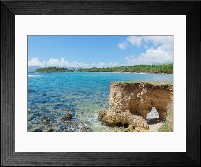 Framed Print : Paradise Landscape of the Guadeloupe Island, Caribbean islands Framed Print : Paradise Landscape of the Guadeloupe Island, Caribbean islands