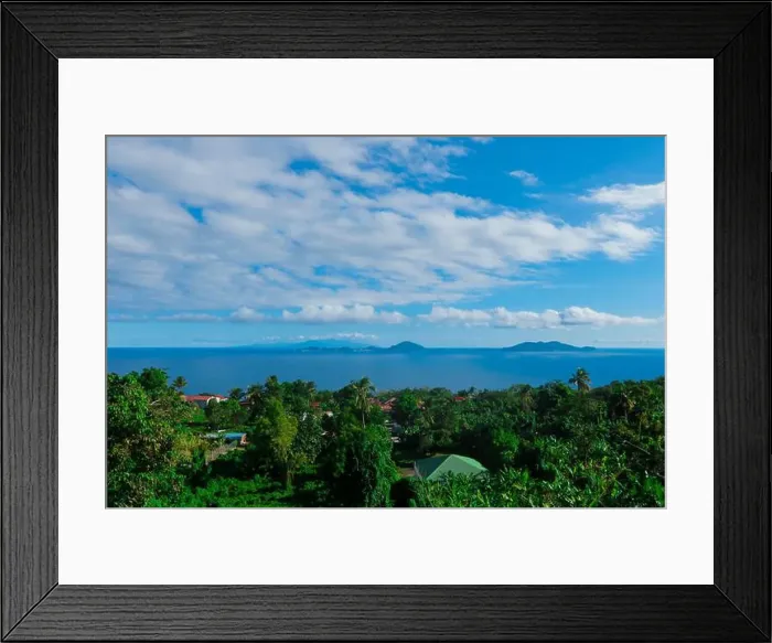 Framed Print : Paradise Landscape of the Guadeloupe Island, Caribbean islands Framed Print : Paradise Landscape of the Guadeloupe Island, Caribbean islands