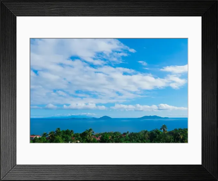 Framed Print : Paradise Landscape of the Guadeloupe Island, Caribbean islands Framed Print : Paradise Landscape of the Guadeloupe Island, Caribbean islands