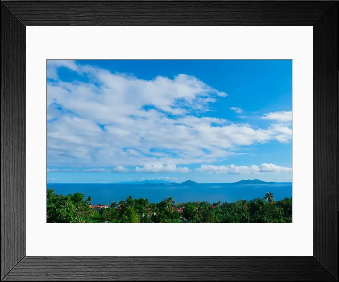 Framed Print : Paradise Landscape of the Guadeloupe Island, Caribbean islands Framed Print : Paradise Landscape of the Guadeloupe Island, Caribbean islands