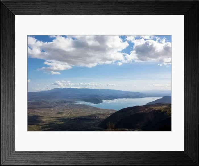 Framed Print : Amazing scenery by the lake Vegoritida, in Florina, Greece Framed Print : Amazing scenery by the lake Vegoritida, in Florina, Greece