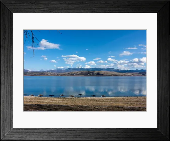 Framed Print : Amazing scenery by the lake Vegoritida, in Florina, Greece Framed Print : Amazing scenery by the lake Vegoritida, in Florina, Greece