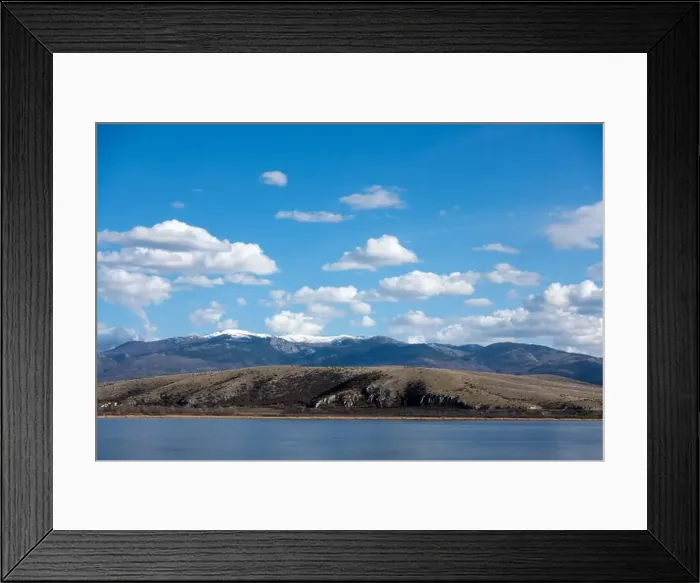 Framed Print : Amazing scenery by the lake Vegoritida, in Florina, Greece Framed Print : Amazing scenery by the lake Vegoritida, in Florina, Greece