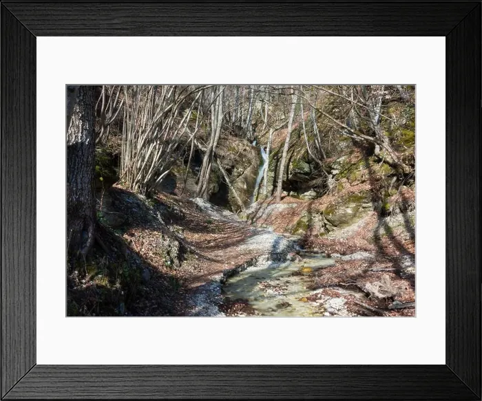 Framed Print : Amazing scenery by the little waterfall of Kagia, Panagitsa village, Pella, Greece Framed Print : Amazing scenery by the little waterfall of Kagia, Panagitsa village, Pella, Greece