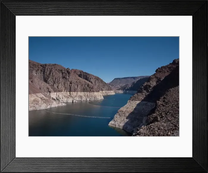 Framed Print : Gorge of Colorado river in USA