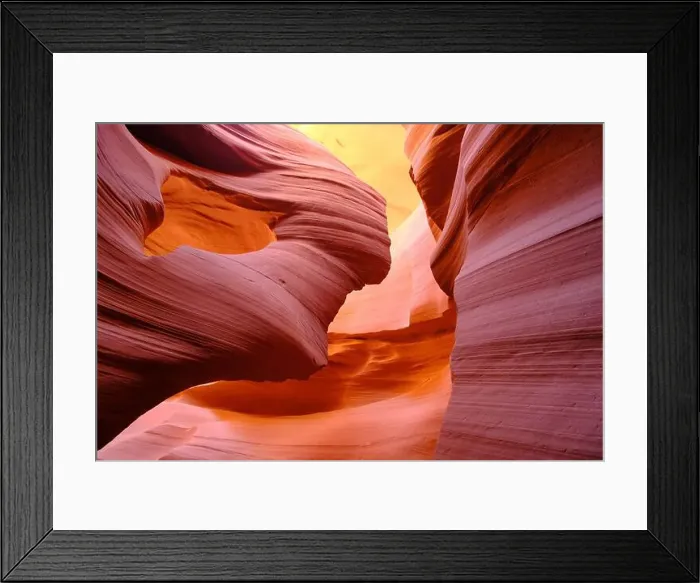 Framed Print : dramatic rock and landscape at Lower Antelope Canyon in Arizona, USA Framed Print : dramatic rock and landscape at Lower Antelope Canyon in Arizona, USA