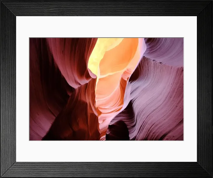 Framed Print : colorful canyon rocks in narrow Lower Antelope Canyon, Arizona, United states Framed Print : colorful canyon rocks in narrow Lower Antelope Canyon, Arizona, United states