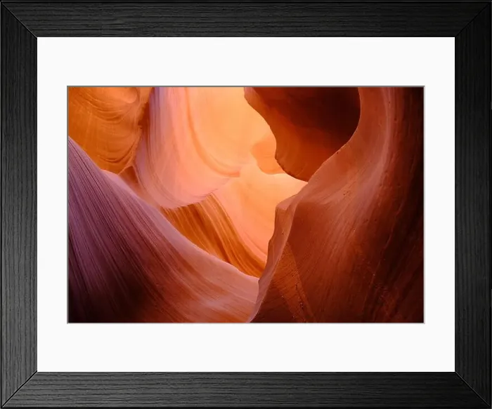 Framed Print : abstract rock formation in Lower Antelope Canyon, Arizona, US Framed Print : abstract rock formation in Lower Antelope Canyon, Arizona, US