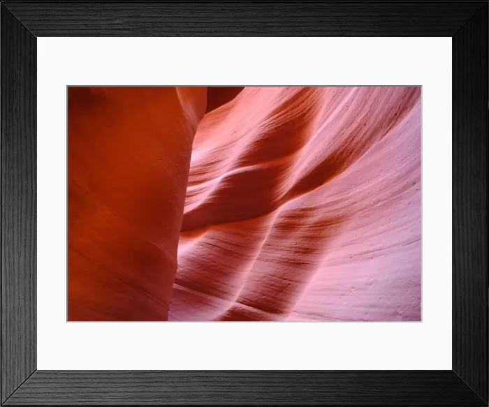 Framed Print : beautiful rock curve in Lower Antelope Canyon, Arizona, US Framed Print : beautiful rock curve in Lower Antelope Canyon, Arizona, US