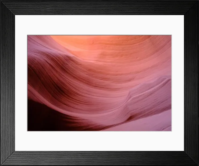 Framed Print : beautiful abstract curves in Lower Antelope Canyon, Arizona, USA Framed Print : beautiful abstract curves in Lower Antelope Canyon, Arizona, USA