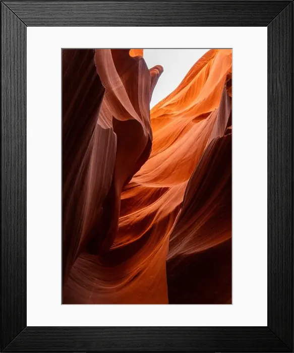 Framed Print : Flowing rock formation. Natural Beauty of the Lower Antelope Canyon in Page, Arizona Framed Print : Flowing rock formation. Natural Beauty of the Lower Antelope Canyon in Page, Arizona
