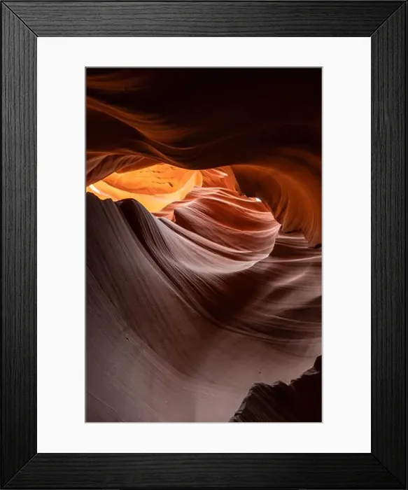Framed Print : Flowing rock formation. Natural Beauty of the Lower Antelope Canyon in Page, Arizona Framed Print : Flowing rock formation. Natural Beauty of the Lower Antelope Canyon in Page, Arizona