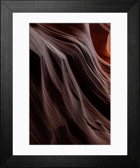 Framed Print : Flowing rock formation. Natural Beauty of the Lower Antelope Canyon in Page, Arizona Framed Print : Flowing rock formation. Natural Beauty of the Lower Antelope Canyon in Page, Arizona