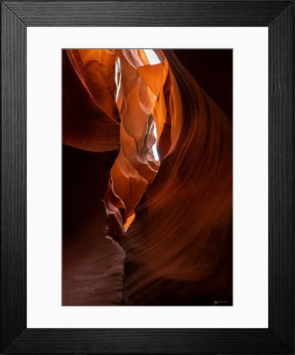 Framed Print : Flowing rock formation. Natural Beauty of the Lower Antelope Canyon in Page, Arizona Framed Print : Flowing rock formation. Natural Beauty of the Lower Antelope Canyon in Page, Arizona