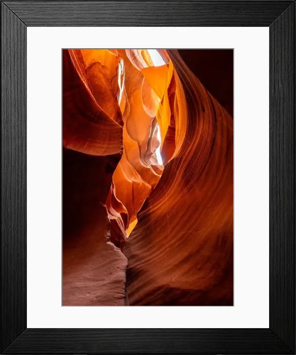 Framed Print : Flowing rock formation. Natural Beauty of the Lower Antelope Canyon in Page, Arizona Framed Print : Flowing rock formation. Natural Beauty of the Lower Antelope Canyon in Page, Arizona