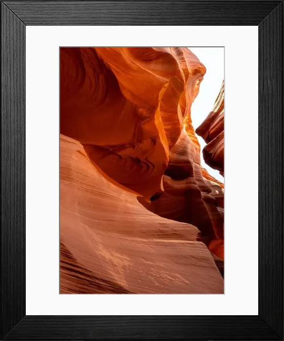Framed Print : Flowing rock formation. Natural Beauty of the Lower Antelope Canyon in Page, Arizona Framed Print : Flowing rock formation. Natural Beauty of the Lower Antelope Canyon in Page, Arizona