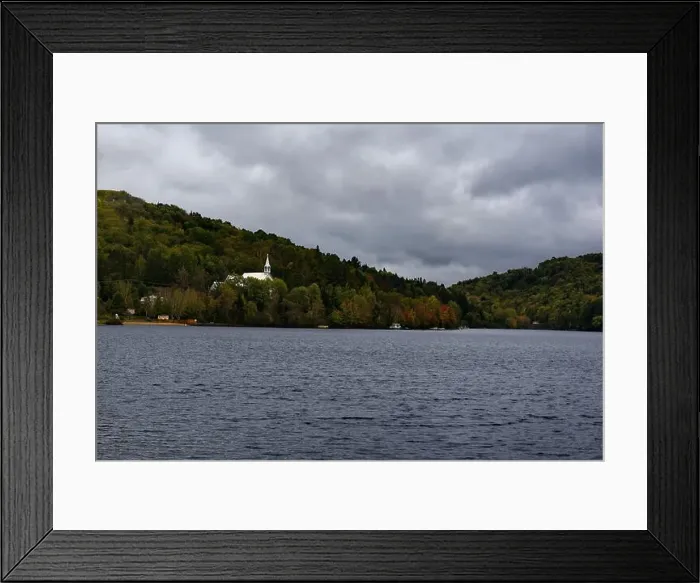Framed Print : Québec - Lac Mercier Framed Print : Québec - Lac Mercier