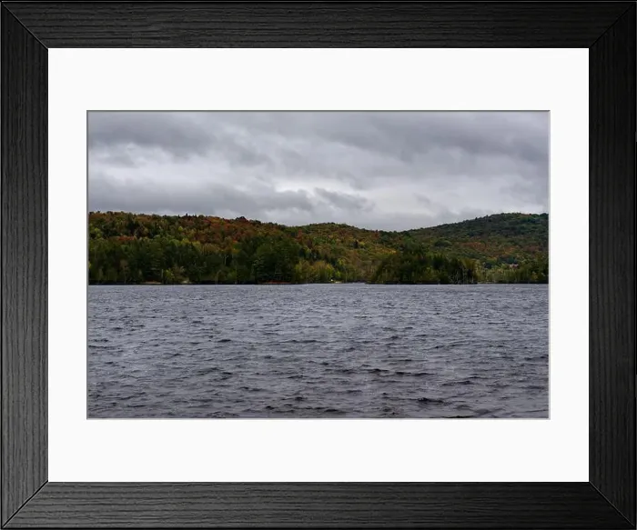 Framed Print : Québec - Lac Ouimet Framed Print : Québec - Lac Ouimet