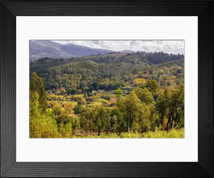 Framed Print : View of the countryside, Penela, Portugal Framed Print : View of the countryside, Penela, Portugal