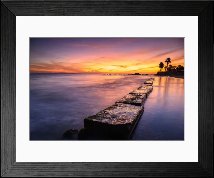 Framed Print : Sunrise over the Mediterranean sea in Zakinthos Framed Print : Sunrise over the Mediterranean sea in Zakinthos