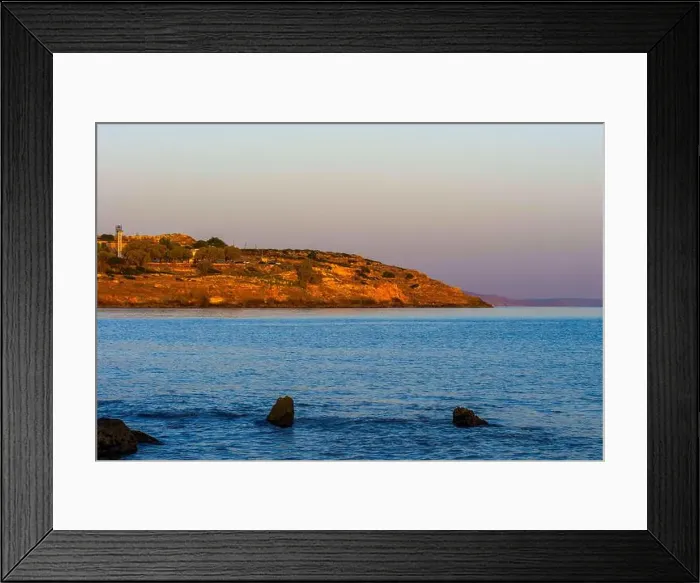 Framed Print : Coastal landscape in Rethymnon Framed Print : Coastal landscape in Rethymnon
