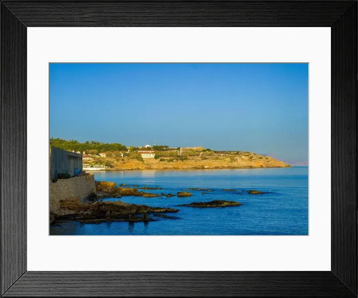 Framed Print : Coastal view of Rethymnon in Crete Framed Print : Coastal view of Rethymnon in Crete