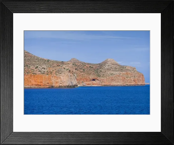 Framed Print : A majestic mountain peak on Gramvousa island in Crete Framed Print : A majestic mountain peak on Gramvousa island in Crete