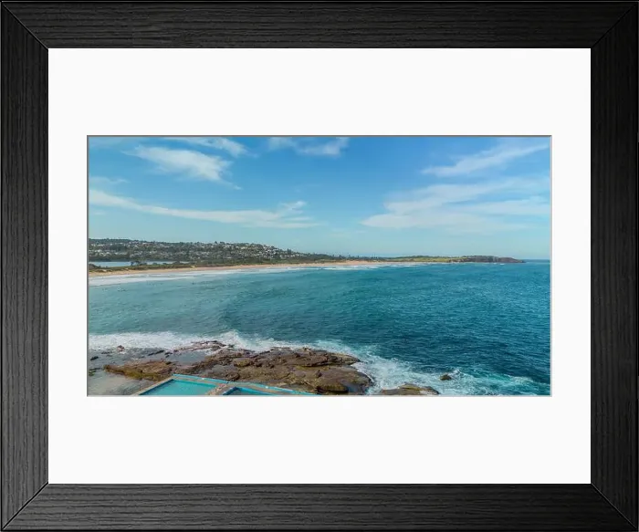 Framed Print : Sydney suburbs with scenic ocean view, Dee Why, Northern beaches, NSW, Australia Framed Print : Sydney suburbs with scenic ocean view, Dee Why, Northern beaches, NSW, Australia
