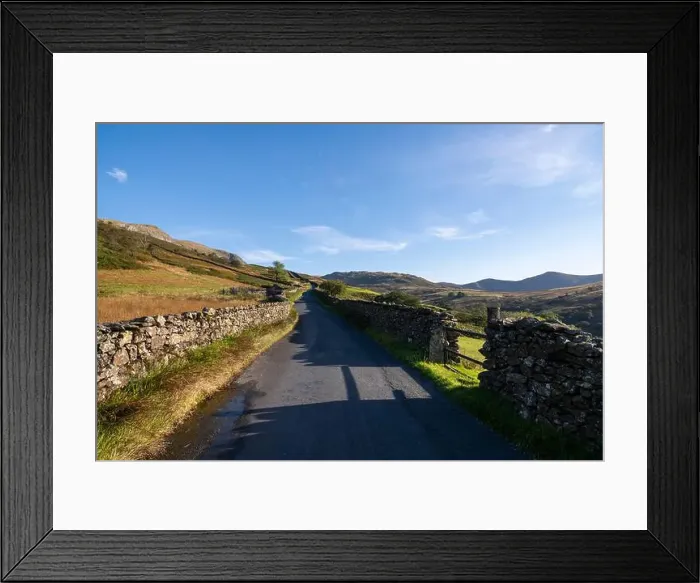 Framed Print : Steep road called The Struggle which links Ambleside with the Kirkstone Pass in the Lake District, Cumbria, England Framed Print : Steep road called The Struggle which links Ambleside with the Kirkstone Pass in the Lake District, Cumbria, England