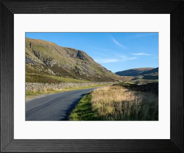 Framed Print : Steep road called The Struggle which links Ambleside with the Kirkstone Pass in the Lake District, Cumbria, England Framed Print : Steep road called The Struggle which links Ambleside with the Kirkstone Pass in the Lake District, Cumbria, England
